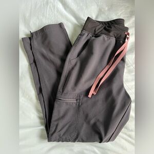 LIMITED EDITION - FIGS Yola High Waisted Skinny Scrub Pants Charcoal